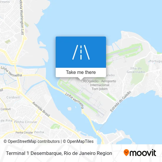 Terminal 1 Desembarque map