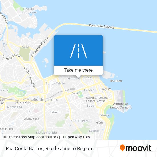 Mapa Rua Costa Barros