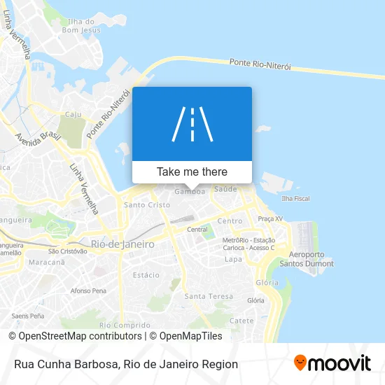 Rua Cunha Barbosa map