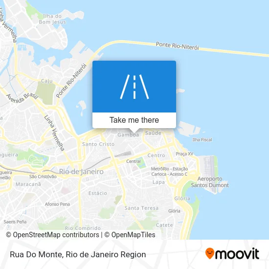 Rua Do Monte map