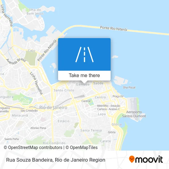 Rua Souza Bandeira map