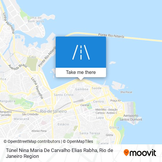 Túnel Nina Maria De Carvalho Elias Rabha map