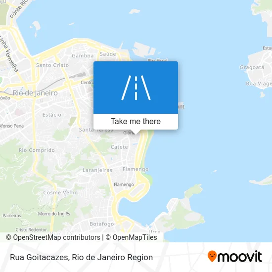 Rua Goitacazes map