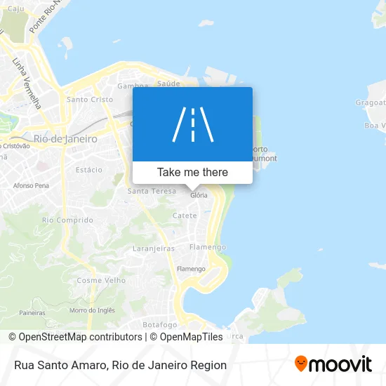 Rua Santo Amaro map