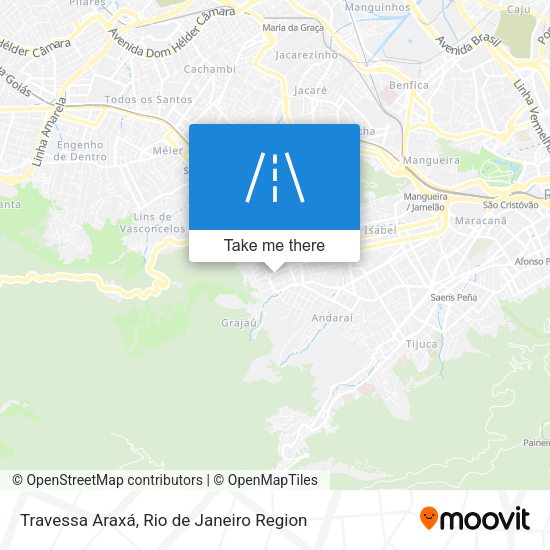Travessa Araxá map