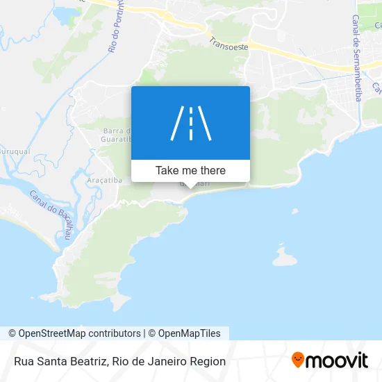 Rua Santa Beatriz map
