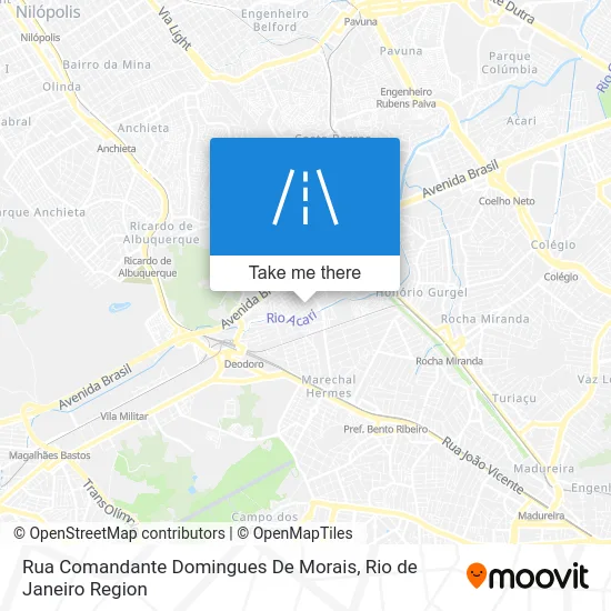 Rua Comandante Domingues De Morais map