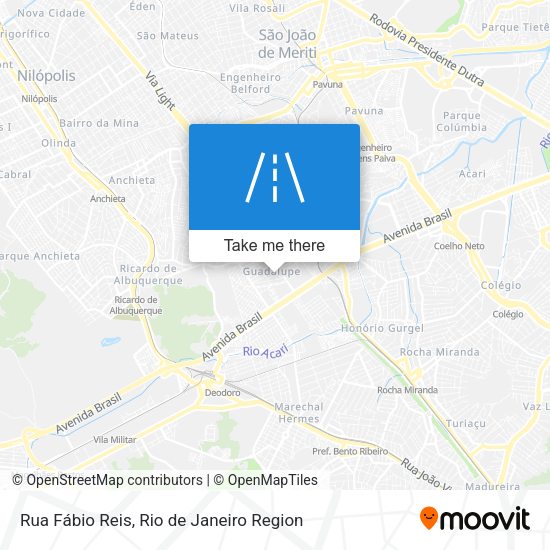 Rua Fábio Reis map