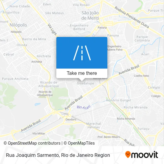 Rua Joaquim Sarmento map