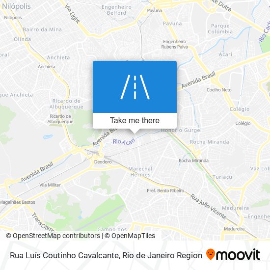 Rua Luís Coutinho Cavalcante map