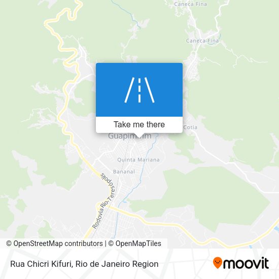 Rua Chicri Kifuri map