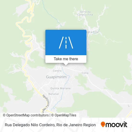 Rua Delegado Nilo Cordeiro map