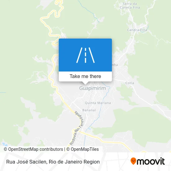 Rua José Sacilen map