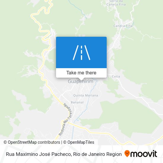Rua Maximino José Pacheco map