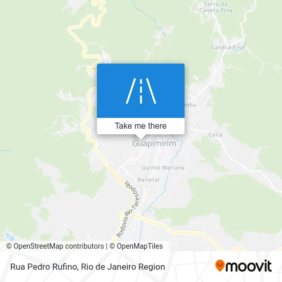 Rua Pedro Rufino map