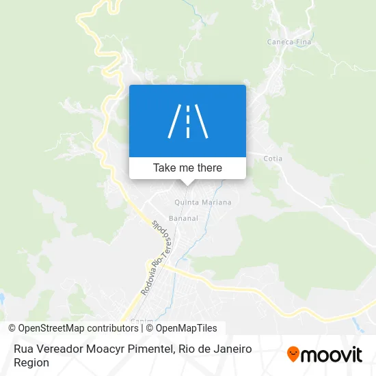 Rua Vereador Moacyr Pimentel map