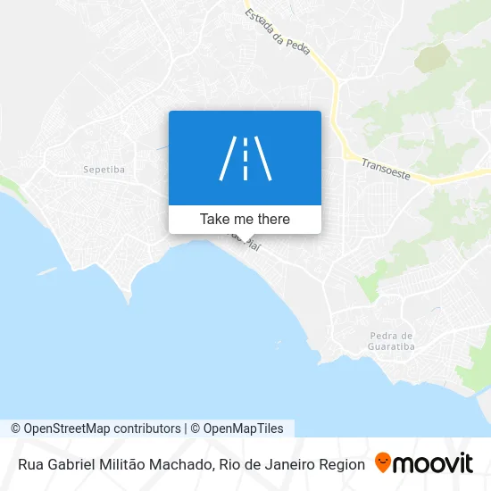 Rua Gabriel Militão Machado map