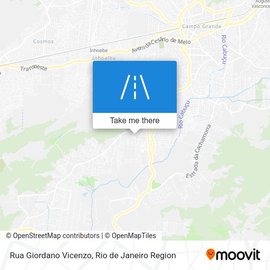 Rua Giordano Vicenzo map