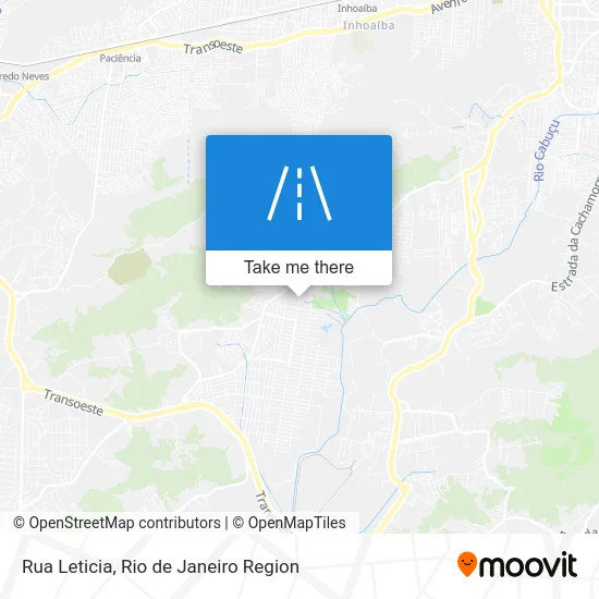 Rua Leticia map