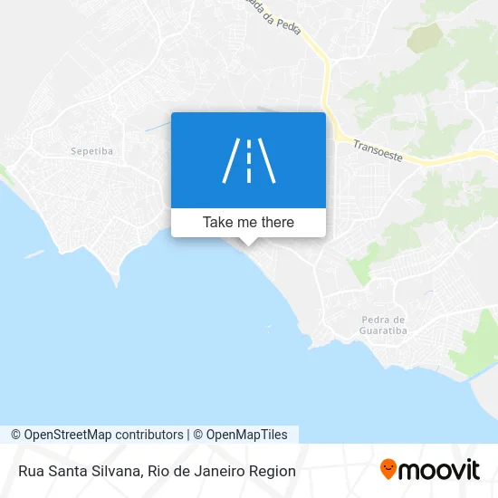 Rua Santa Silvana map