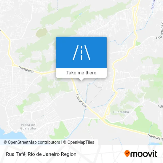 Rua Tefé map
