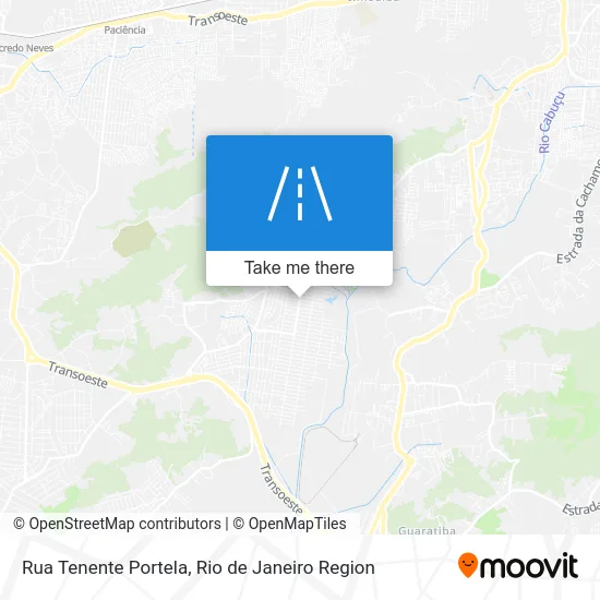 Rua Tenente Portela map