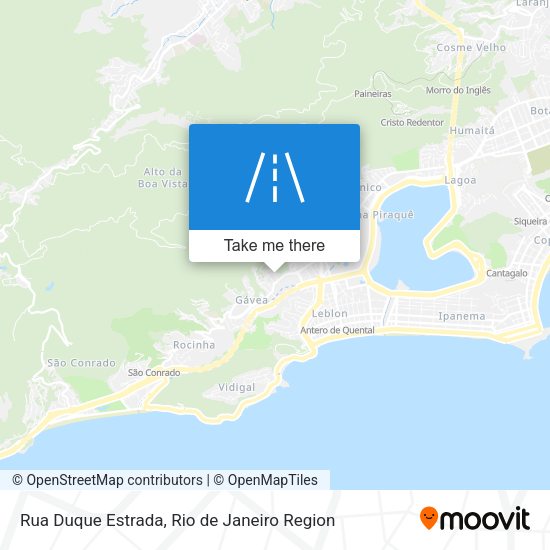 Rua Duque Estrada map