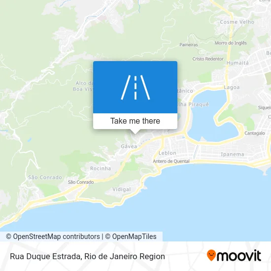 Rua Duque Estrada map