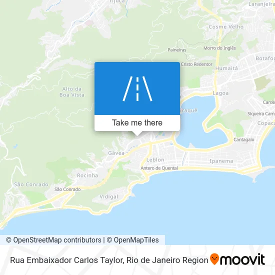 Rua Embaixador Carlos Taylor map