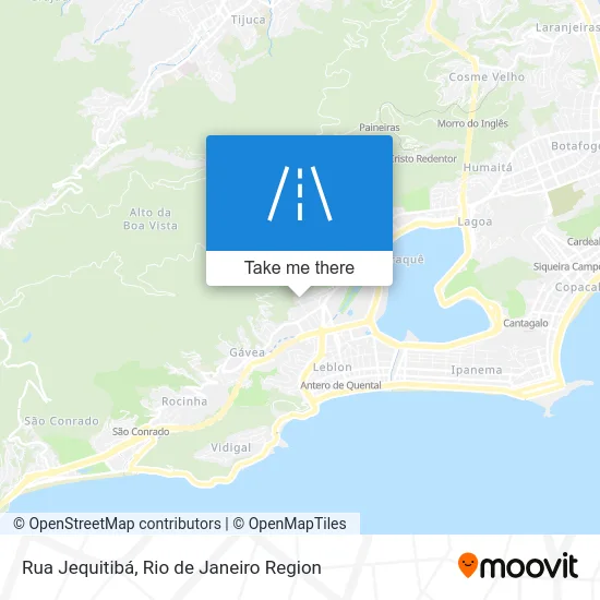 Rua Jequitibá map