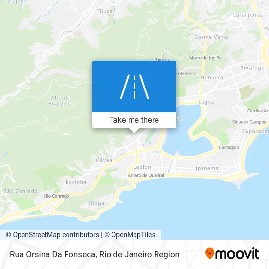 Rua Orsina Da Fonseca map