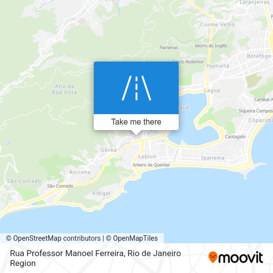 Rua Professor Manoel Ferreira map