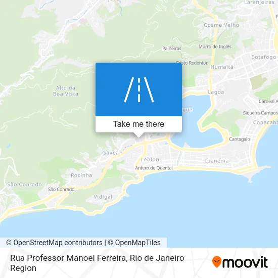Rua Professor Manoel Ferreira map