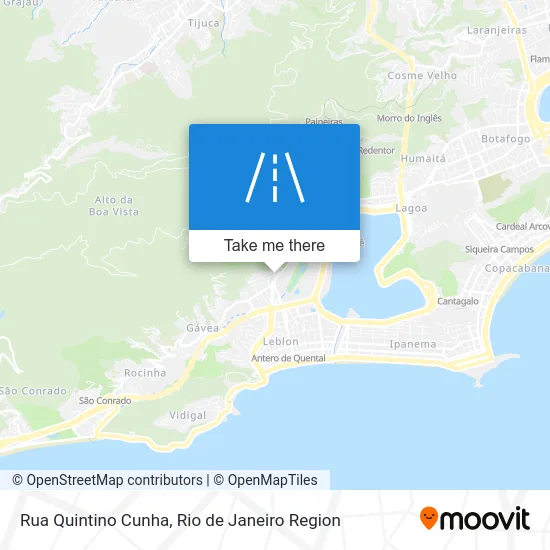 Rua Quintino Cunha map