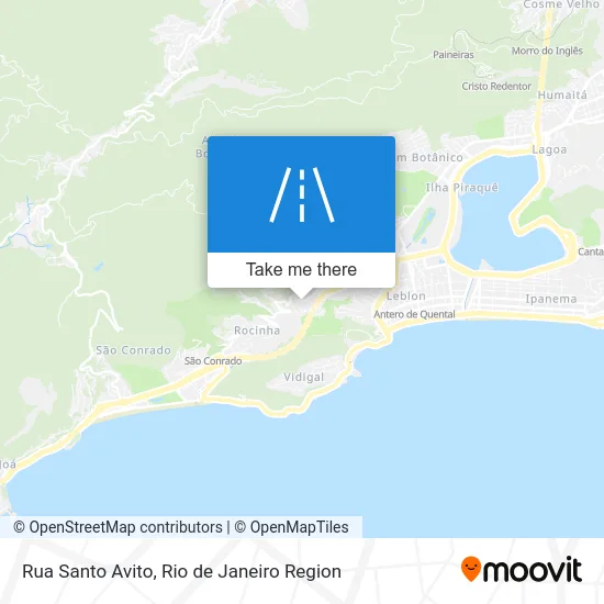 Rua Santo Avito map