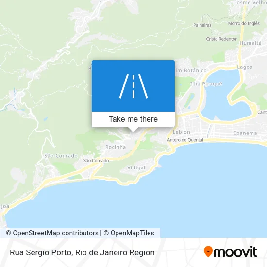 Rua Sérgio Porto map