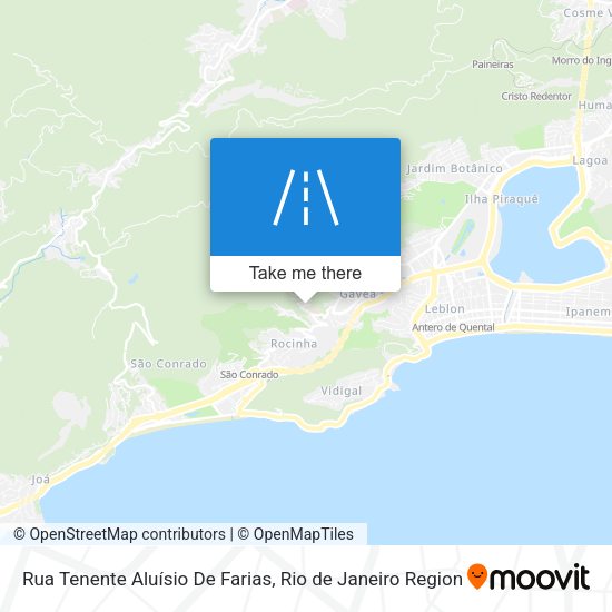 Rua Tenente Aluísio De Farias map