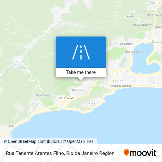 Rua Tenente Arantes Filho map