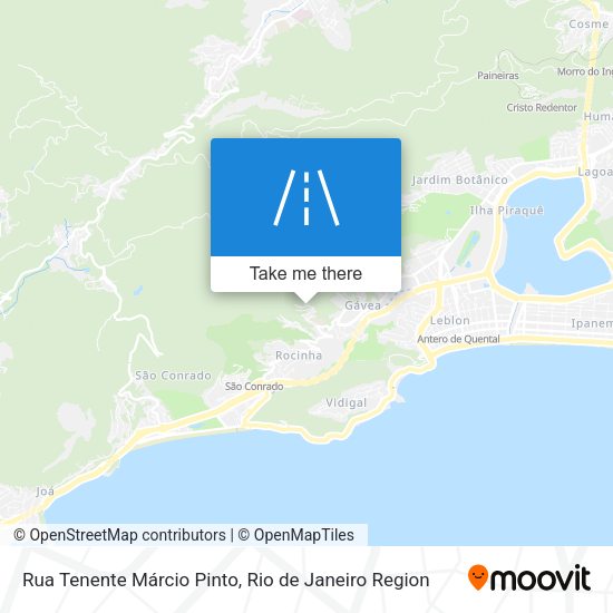 Rua Tenente Márcio Pinto map