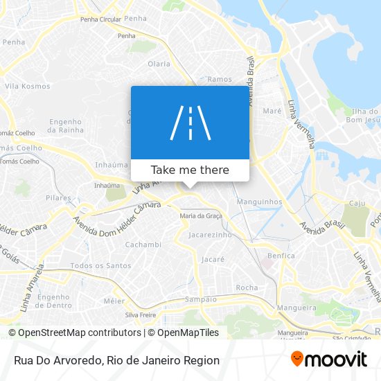 Mapa Rua Do Arvoredo