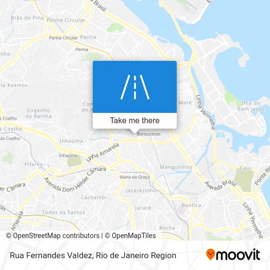 Rua Fernandes Valdez map