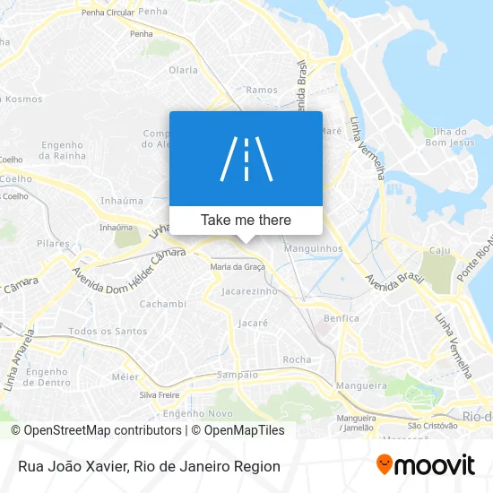 Rua João Xavier map