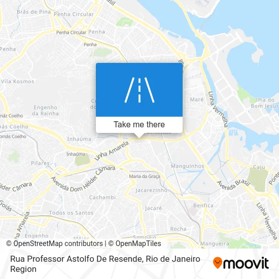 Rua Professor Astolfo De Resende map