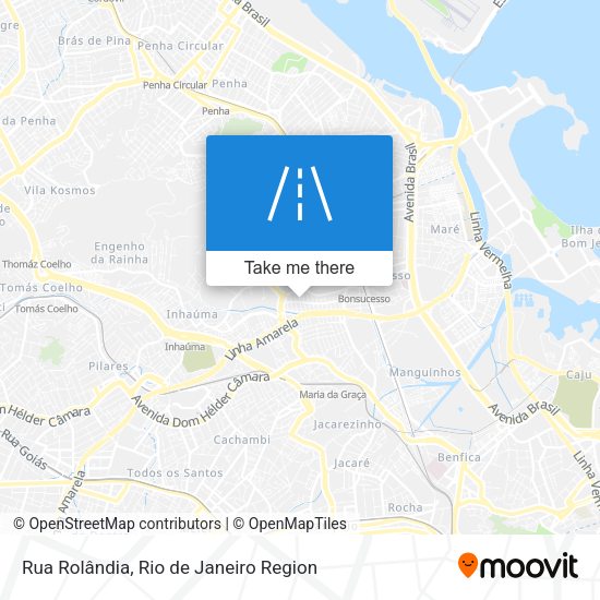 Rua Rolândia map