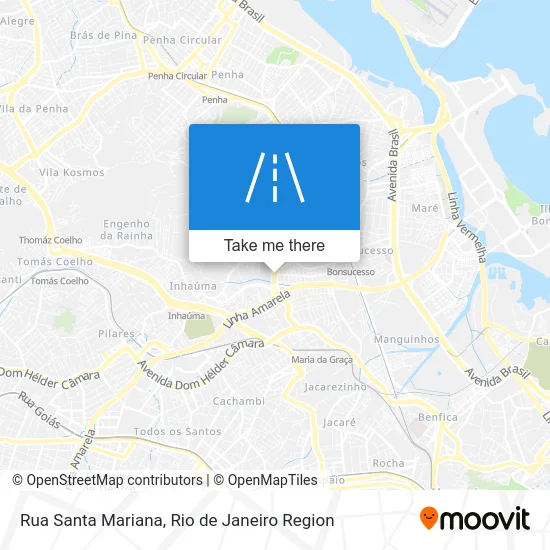 Rua Santa Mariana map