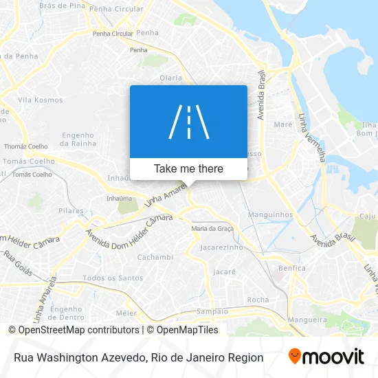 Rua Washington Azevedo map