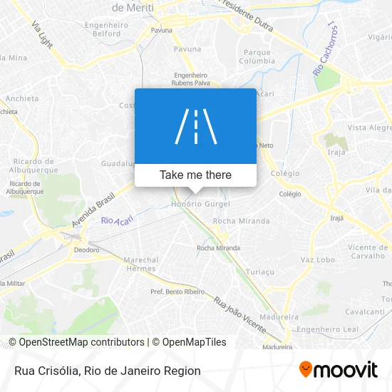 Rua Crisólia map