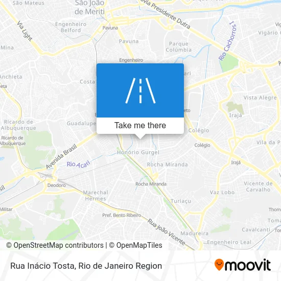 Rua Inácio Tosta map