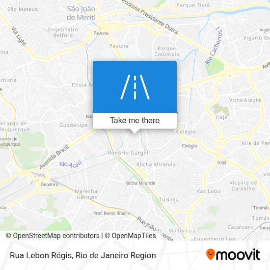 Rua Lebon Régis map