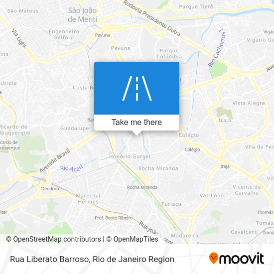 Rua Liberato Barroso map